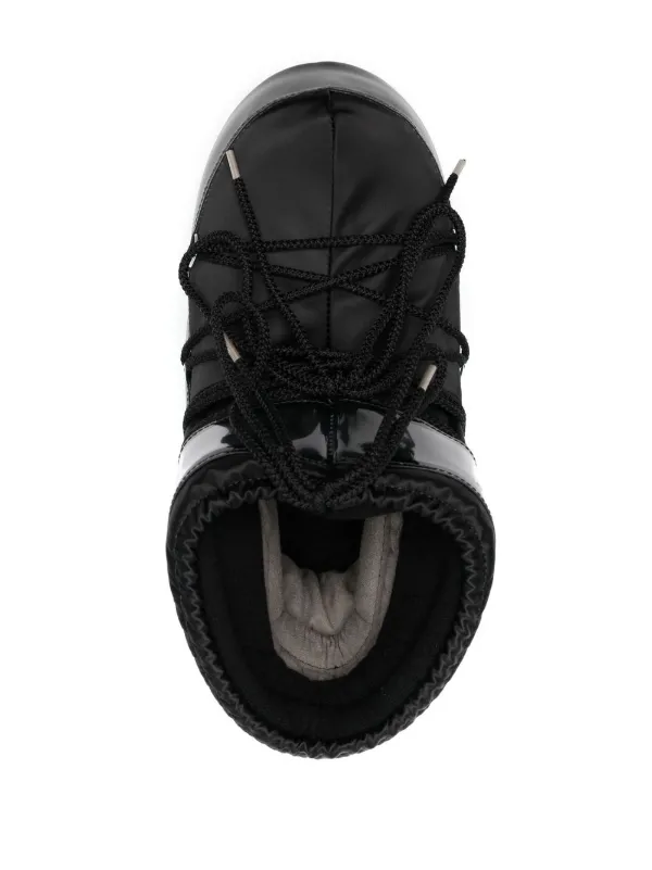 MOON BOOT 80D2480040M008 関税送料込 LUNA BLACK ZIP BOOTS | Moon Boot®