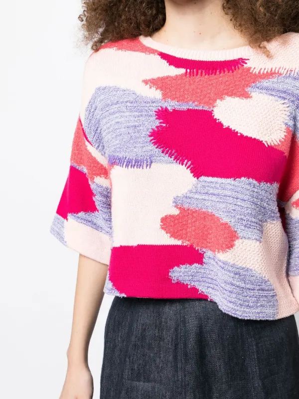 Onefifteen Patchwork Knit Top - Farfetch