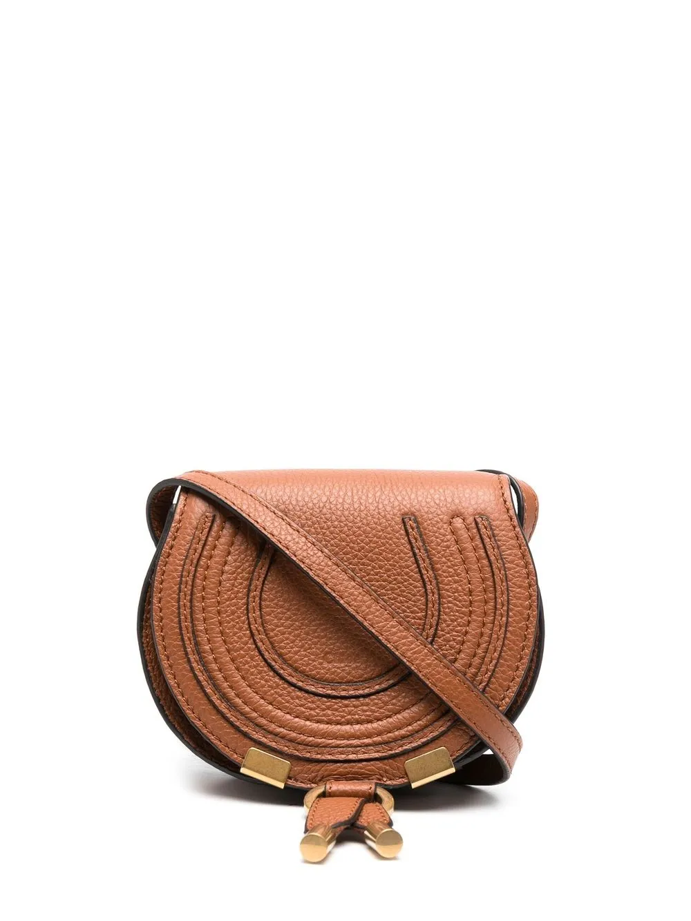 Chloé Marcie Crossbody Bag In Brown