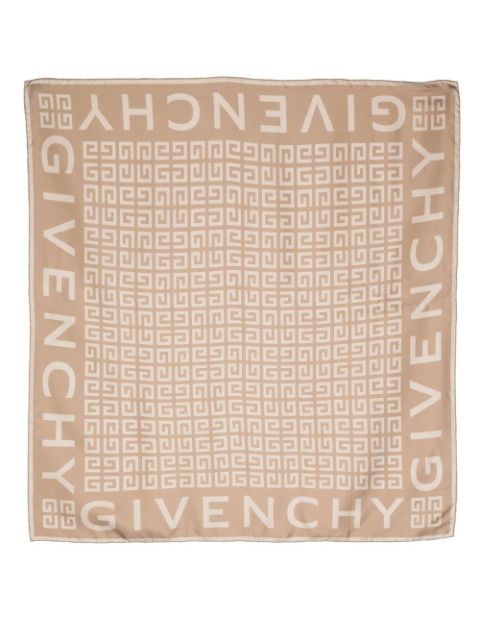 Givenchy logo-monogram silk scarf Women