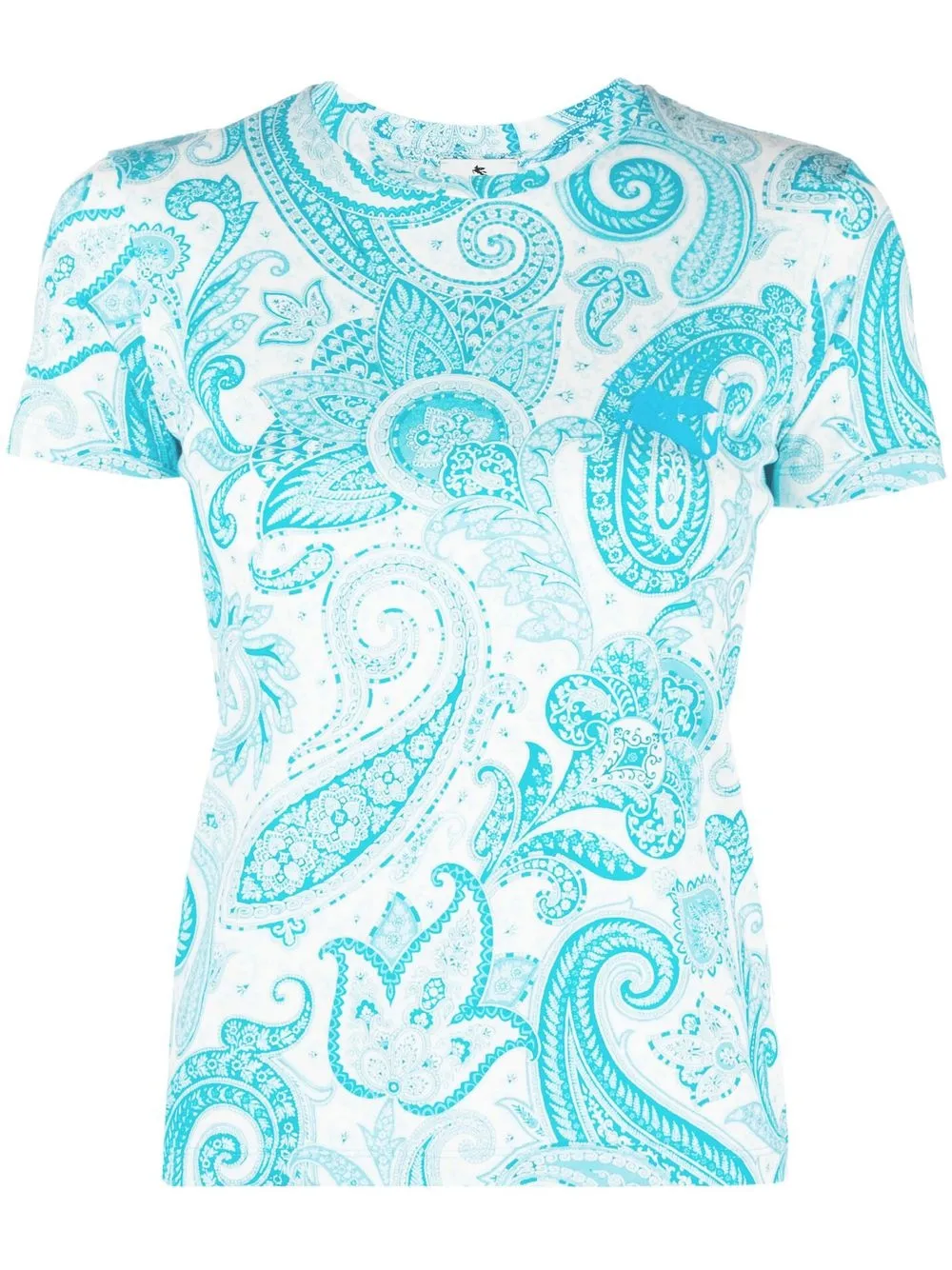 

ETRO playera con estampado de cachemira - Azul