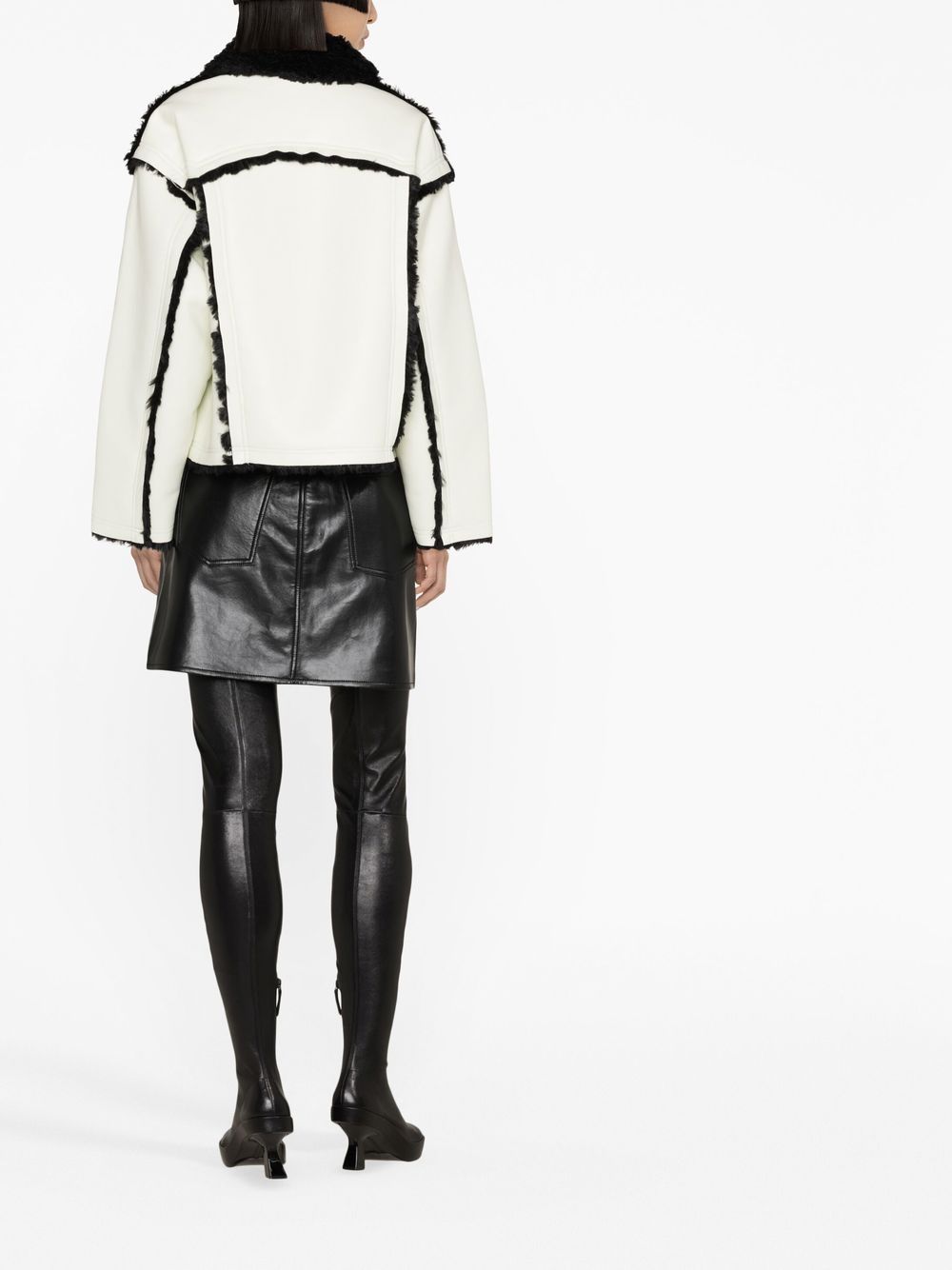 Shop Stand Studio Callie Cropped Jacket In White