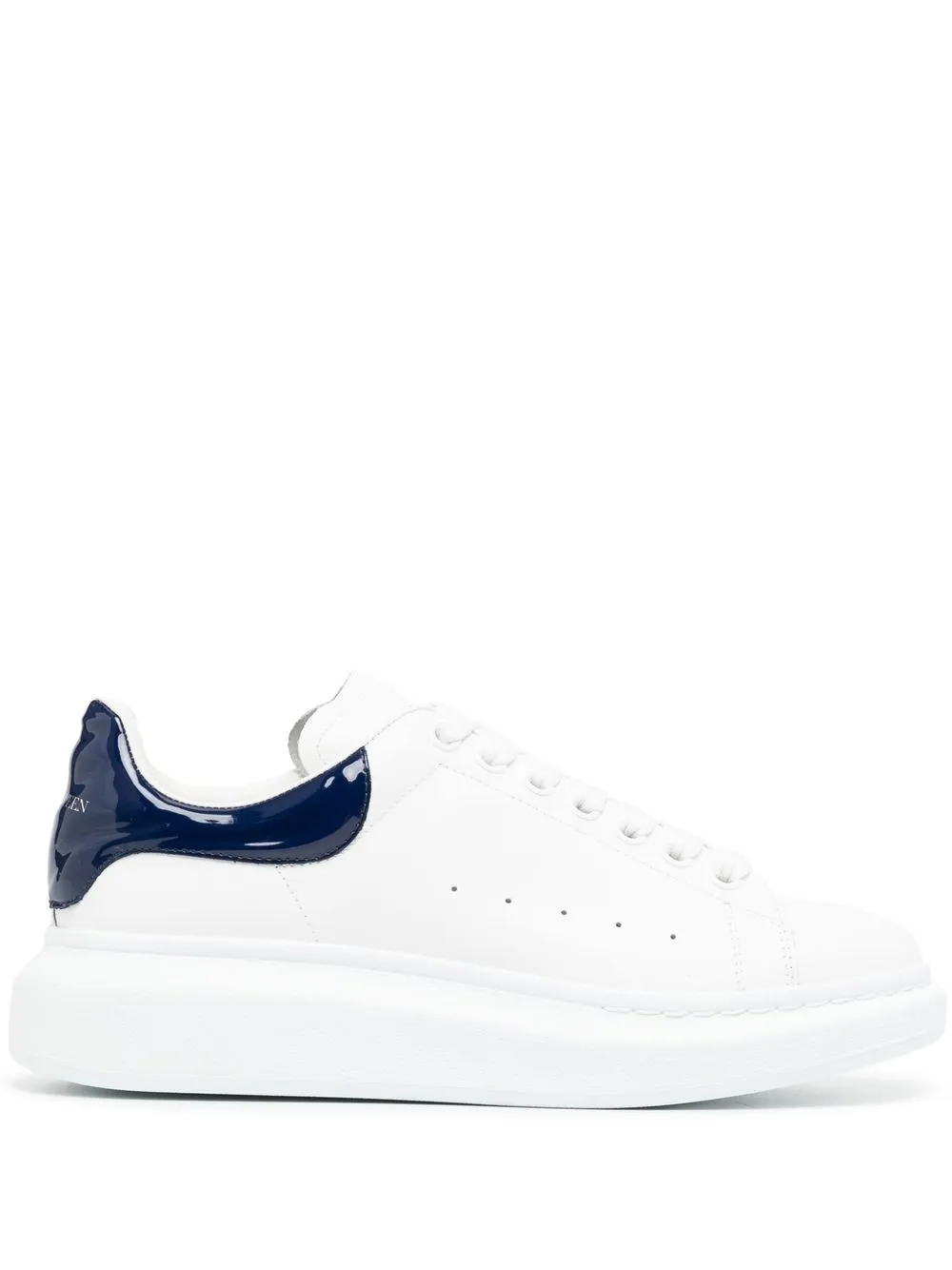 

Alexander McQueen tenis con agujetas oversize - Blanco