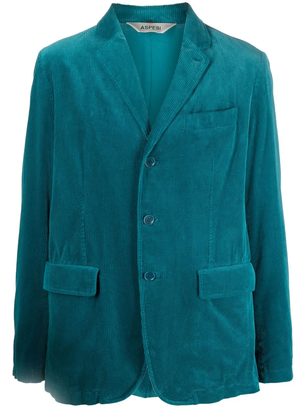 

ASPESI blazer de pana con botones - Azul