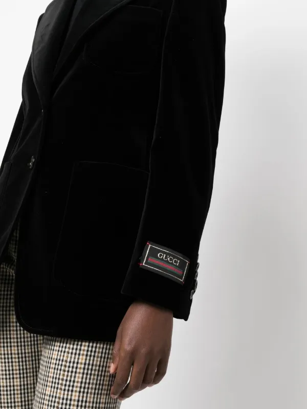 累積売上総額第１位【GUCCI★グッチ】SINGLE BREAST BLAZER Gucci GG single-breasted blazer Gucci