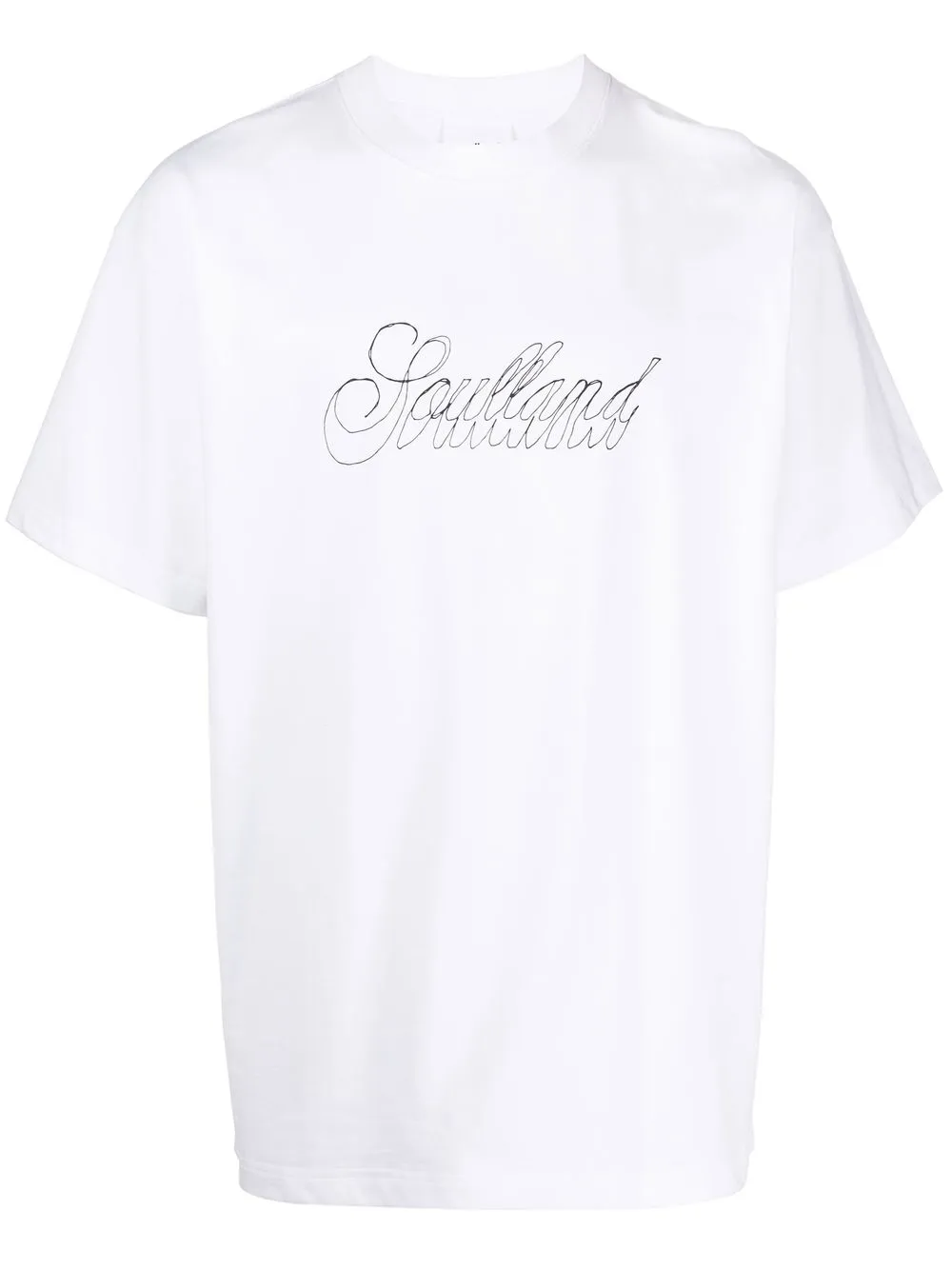 

Soulland playera Hand Drawn con logo estampado - Blanco