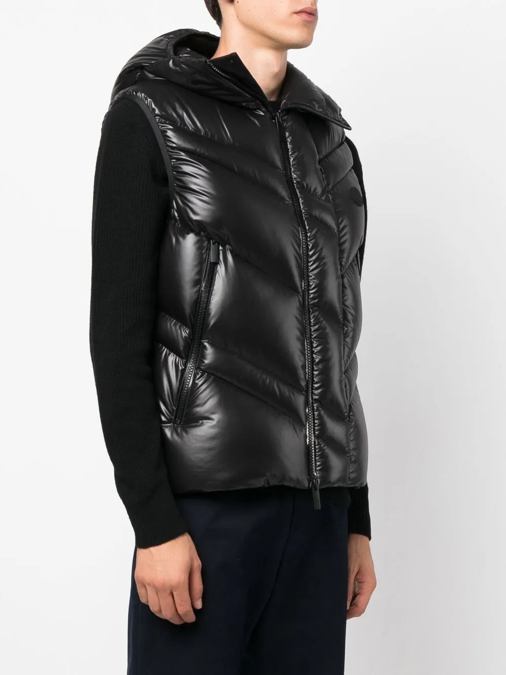Moncler Bodywarmer Met Capuchon Farfetch
