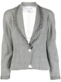 Christian Dior Pre-Owned 1990s checkered jacket - Black