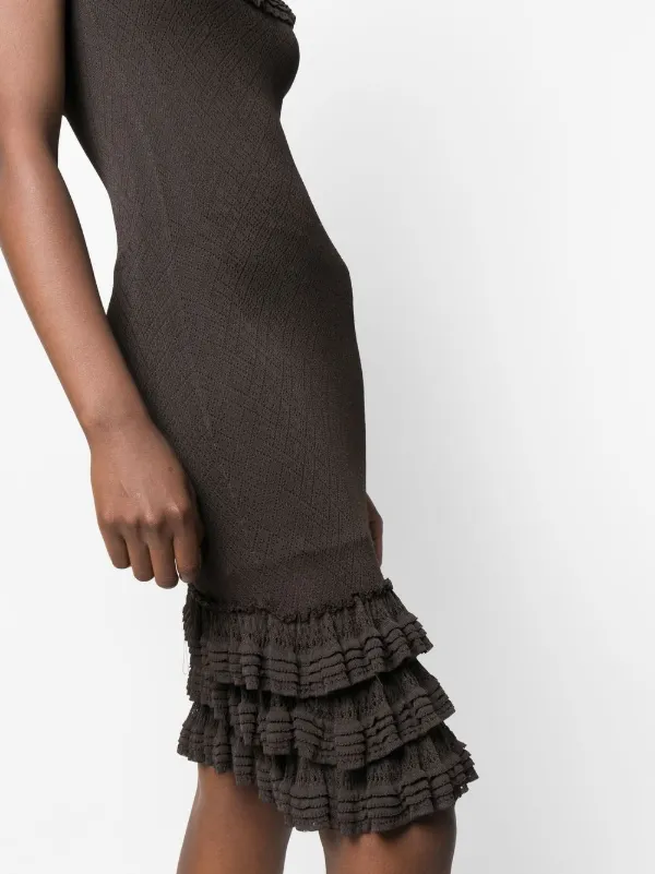 Dior ruffle dress new arrivals