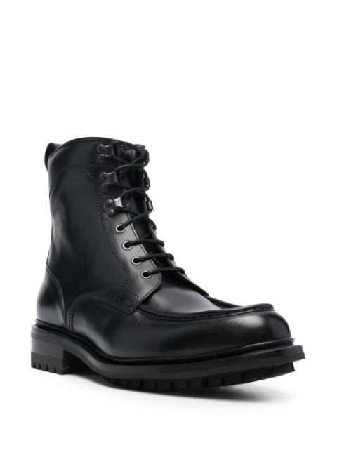 Brioni Leather Ankle Boots - Farfetch