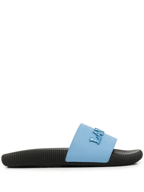 Lanvin Arpège logo-embellished slides