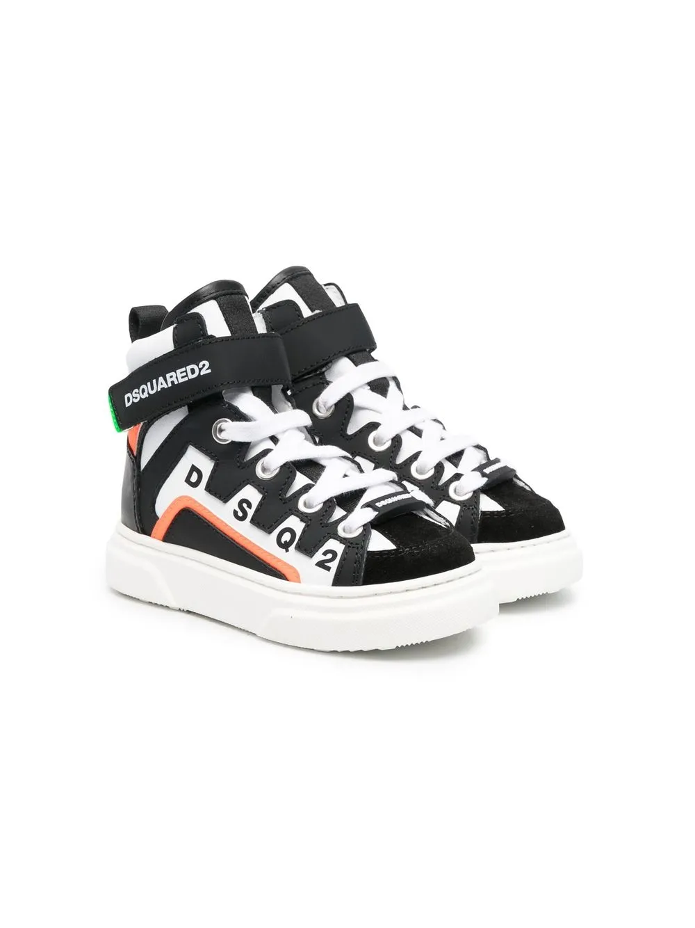 

Dsquared2 Kids panelled-design high-top sneakers - Black