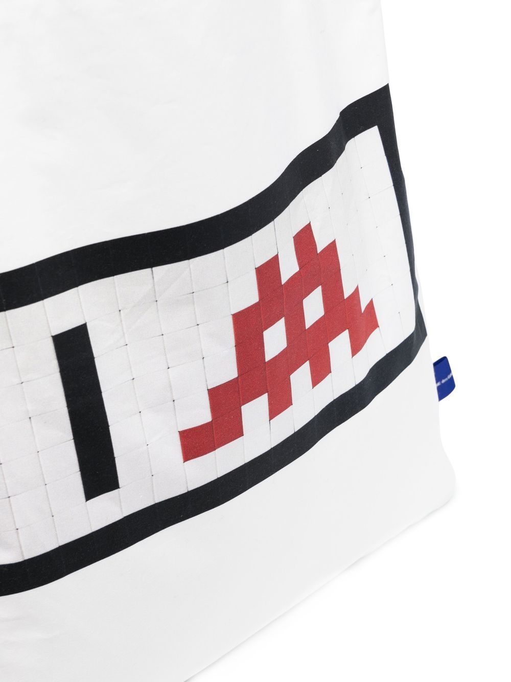 CDG Shirt x Invader Cotton Tote Bag - White