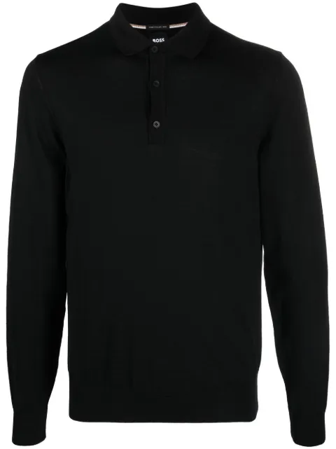 BOSS long-sleeve polo shirt 