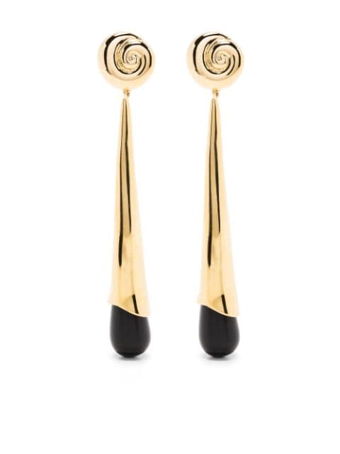 Sophie Buhai Nautilus onyx drop earrings