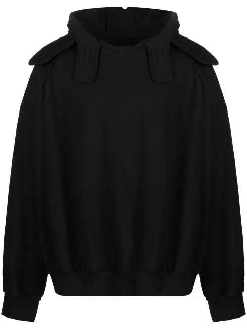 Hoodie en coton à logo brodé - Juun.J - Modalova