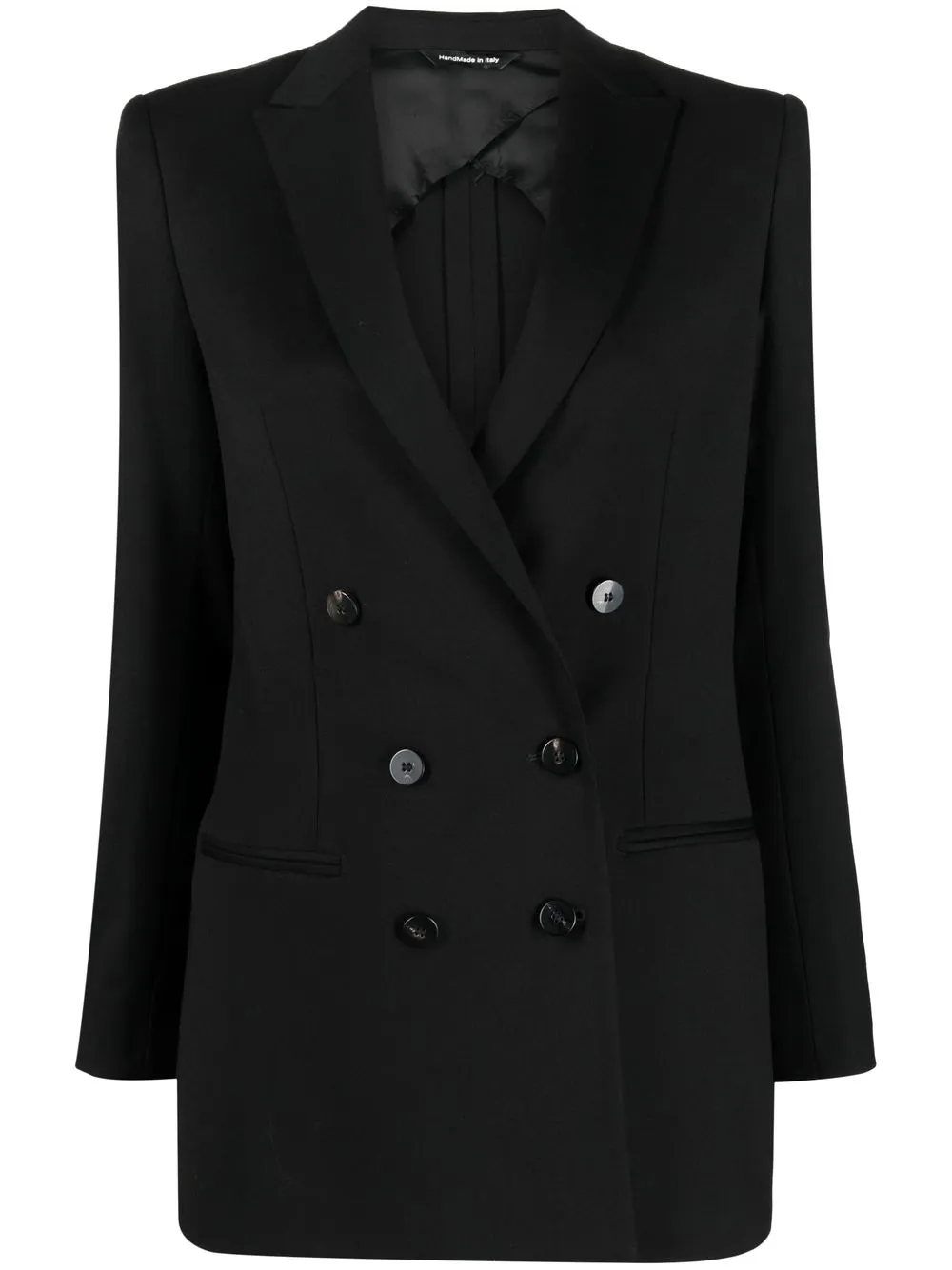 

Tonello double-breasted lapel blazer - Black