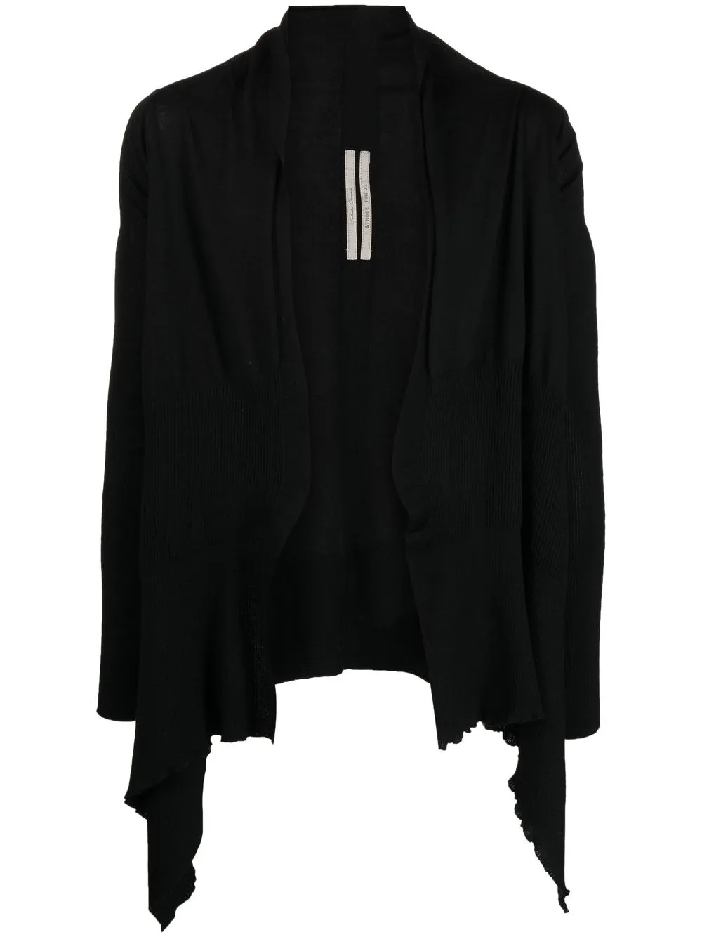 

Rick Owens ribbed-knit open-front cardigan - Black