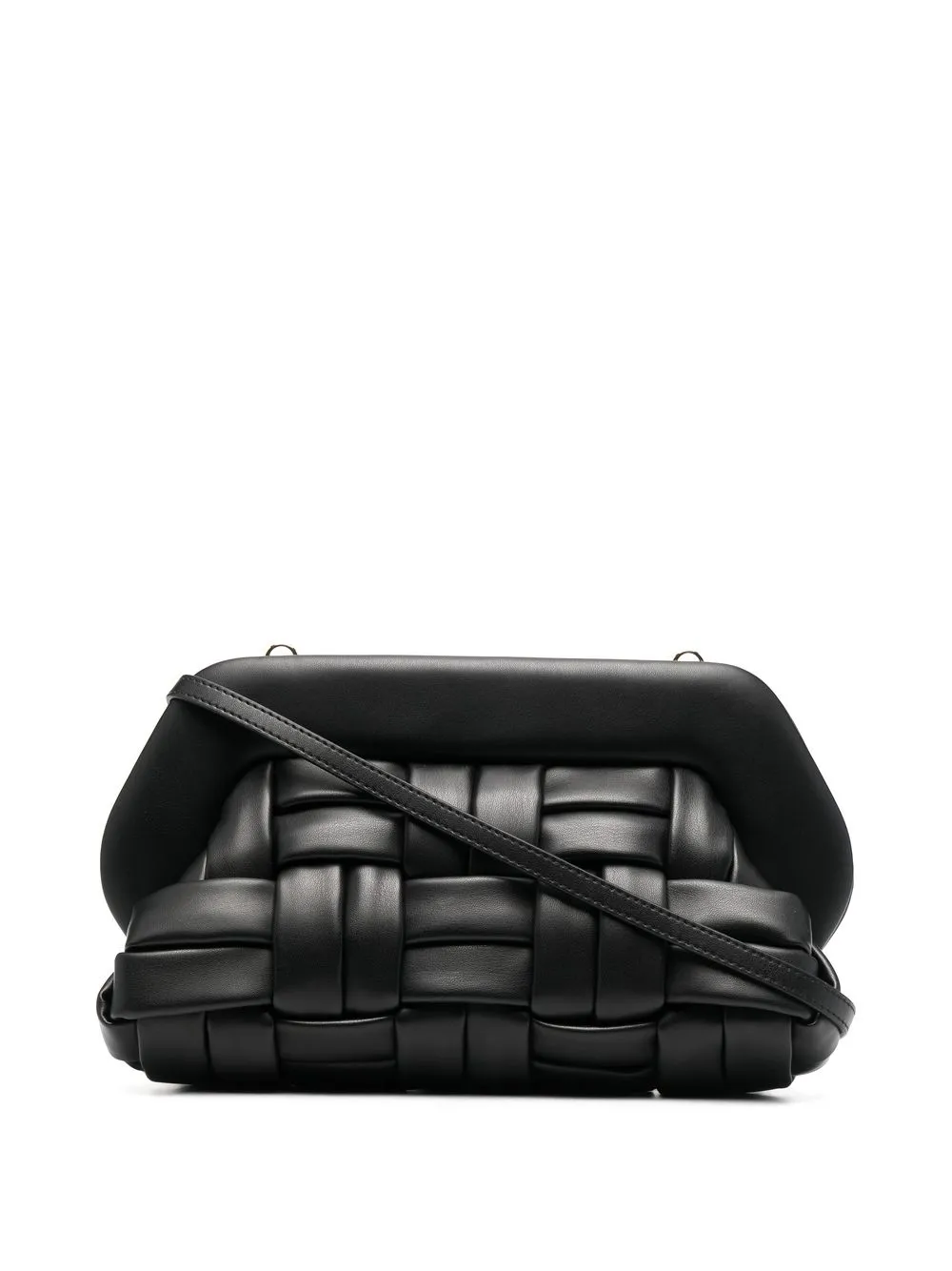 

Themoirè Bios woven clutch bag - Black