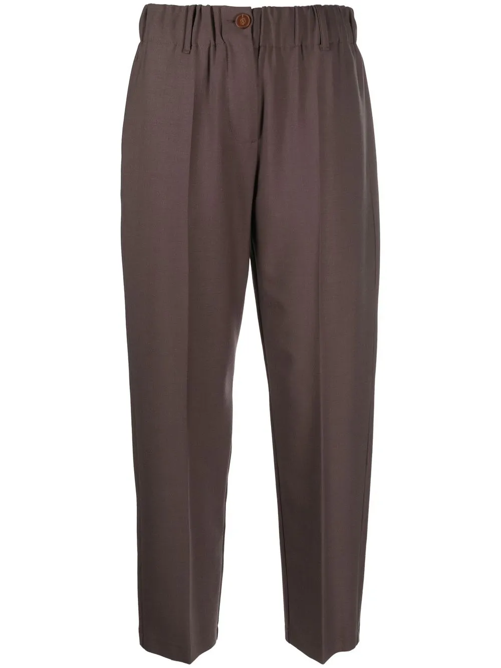 

Alysi virgin-wool blend tapered trousers - Grey