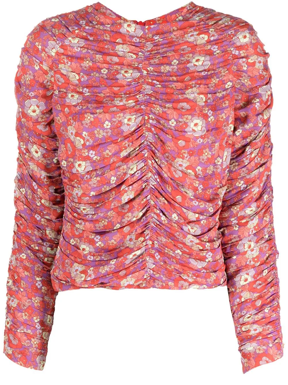 

Róhe blusa con estampado floral - Rojo