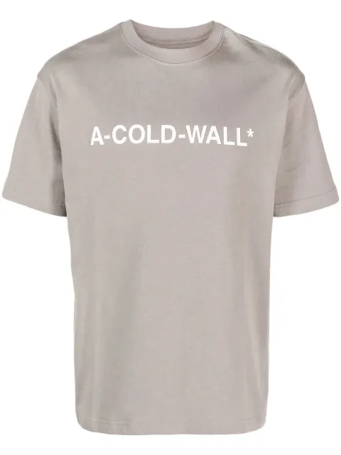 A-COLD-WALL* logo-print cotton T-shirt