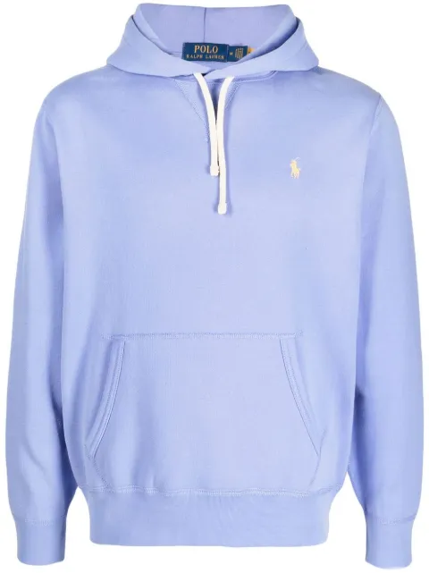 Polo Ralph Lauren logo-embroidered drawstring hoodie
