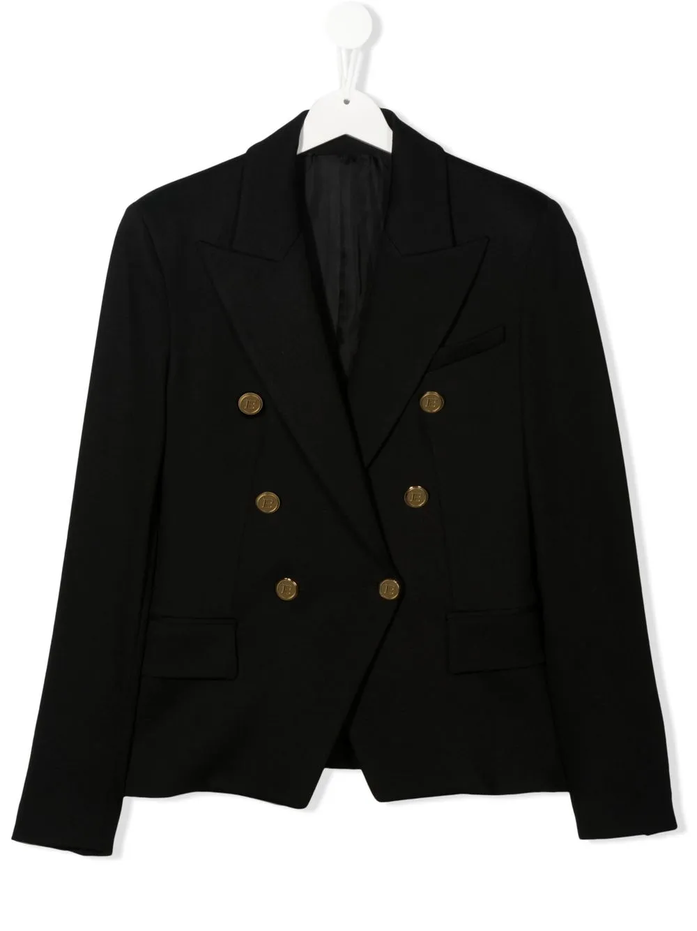 

Balmain Kids blazer con doble botonadura - Negro