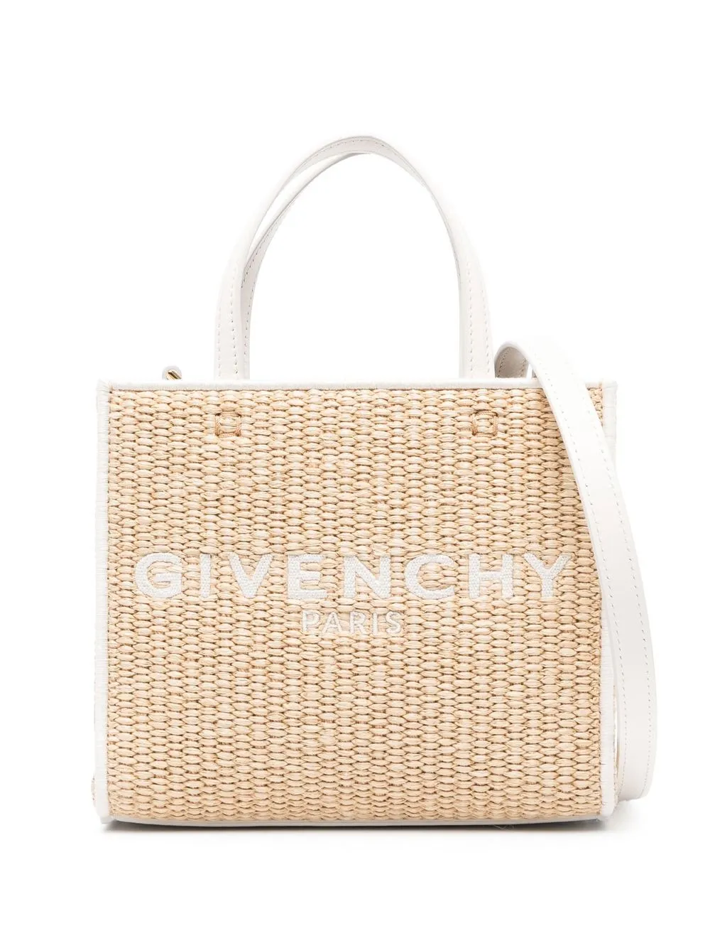 

Givenchy tote con logo bordado - Neutro