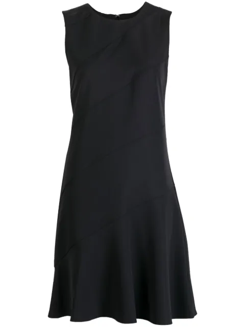 round neck sleeveless midi dress