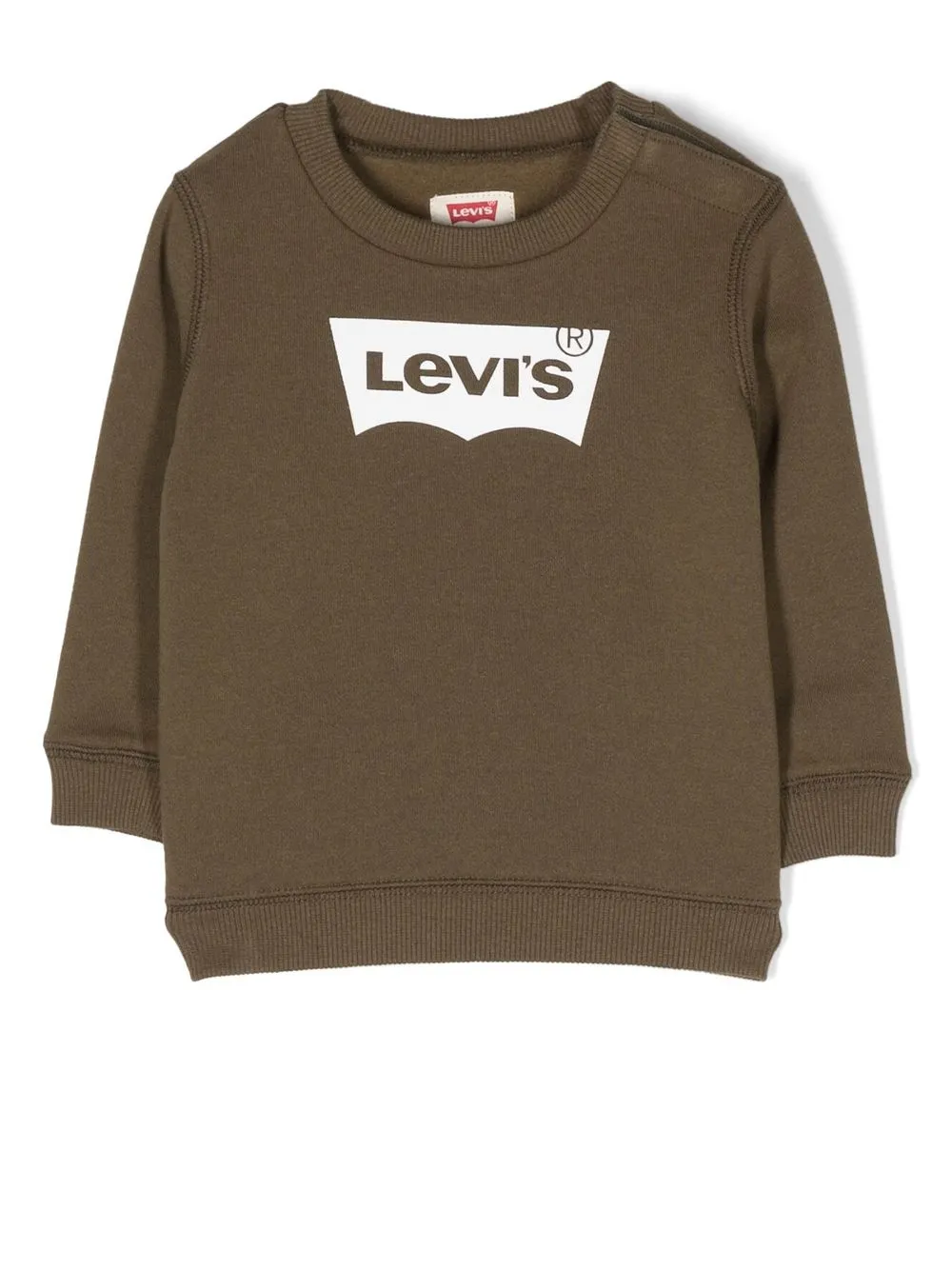 

Levi's Kids logo-print crew-neck sweatshirt - Green