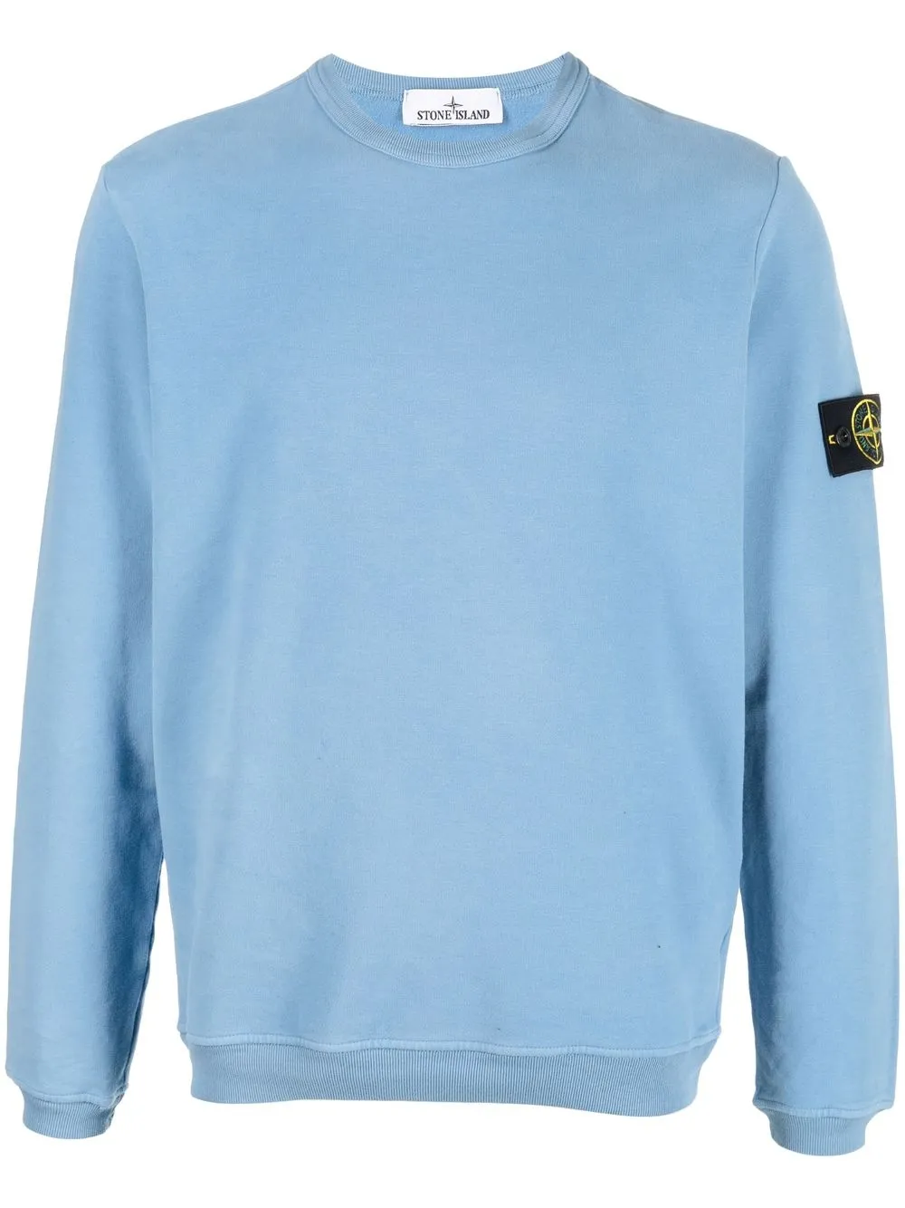 

Stone Island Compass-patch cotton sweatshirt - Blue