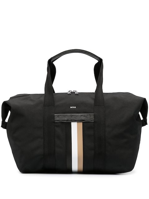 BOSS First Class Signature Stripe holdall