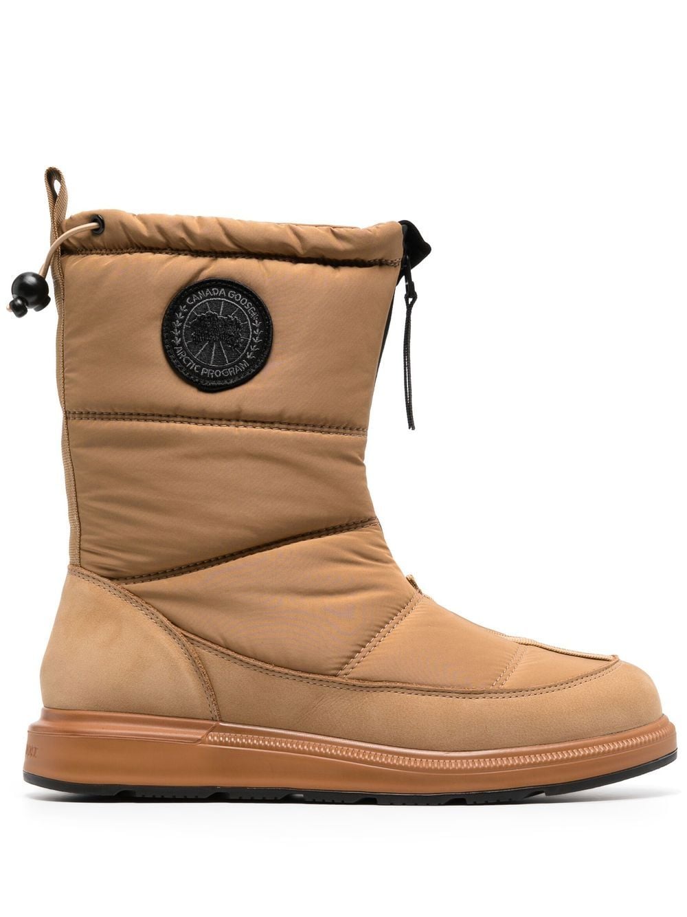 Shop Canada Goose Crofton Padded Ankle Boots In Brown