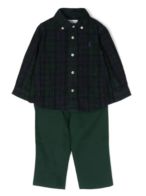 Ralph Lauren Kids corduroy shirt trousers set