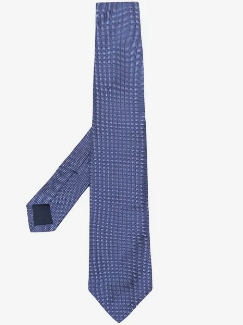 Polo Ralph Lauren polka dot embroidered silk tie