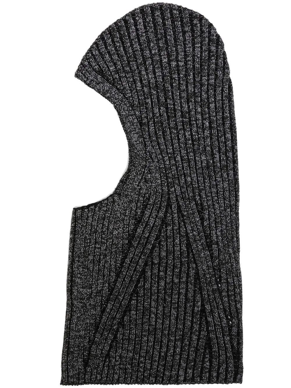 

Dion Lee two-tone knit balaclava - Black