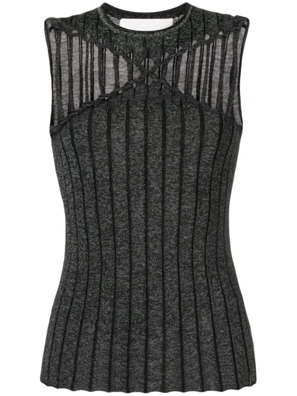 Dion Lee ニットトップ | ブラック | FARFETCH JP