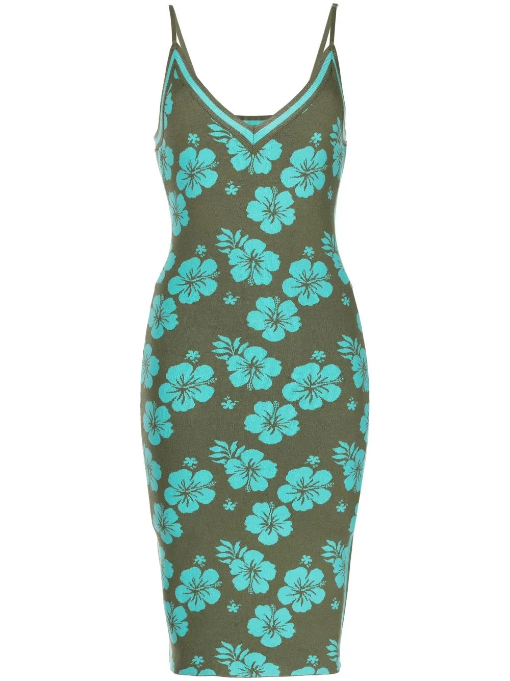 

The Upside Aloha floral-jacquard dress - Green