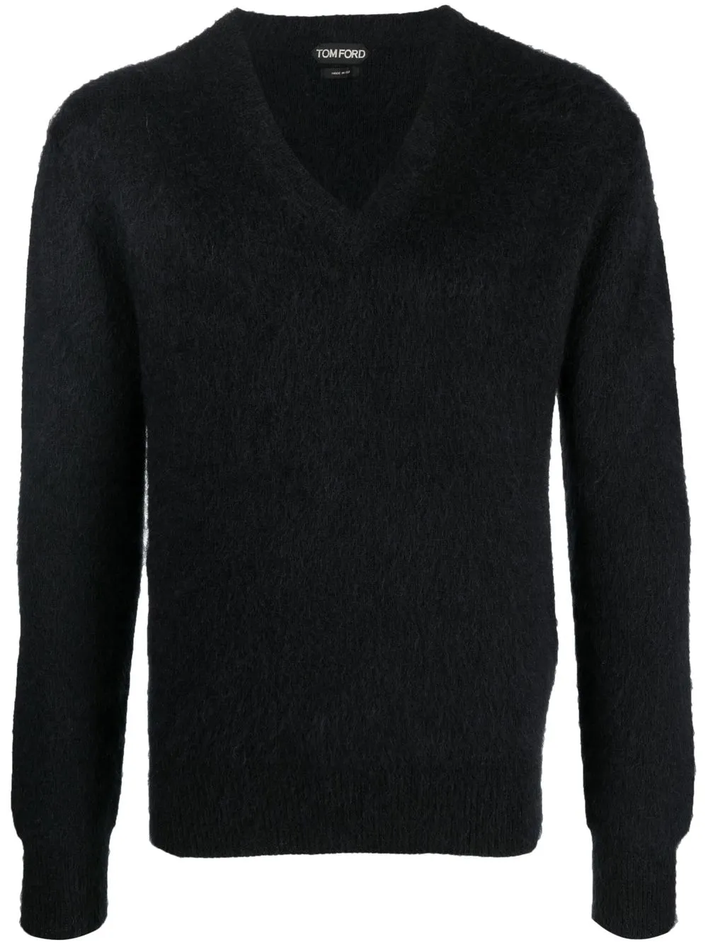 

TOM FORD V-neck mohair jumper - Black