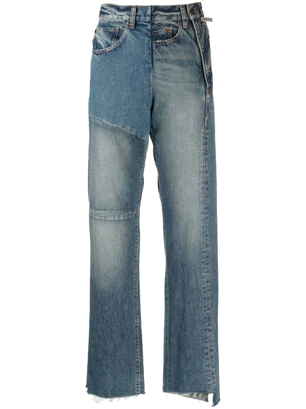 

Maison Mihara Yasuhiro high-rise straight-leg jeans - Blue