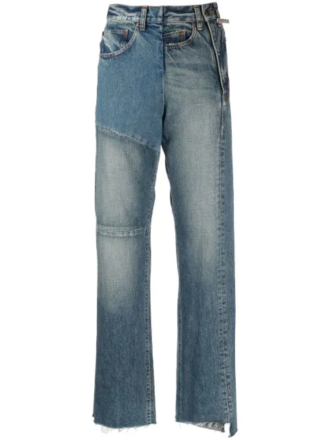 Maison MIHARA YASUHIRO high-rise straight-leg jeans