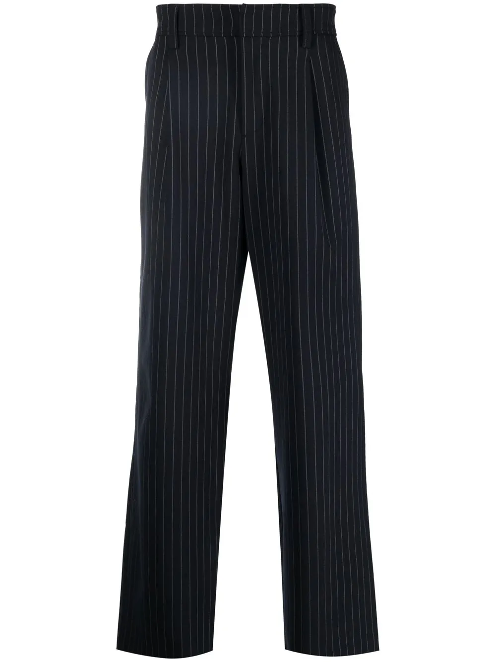 

Soulland Aidan pinstripe trousers - Blue