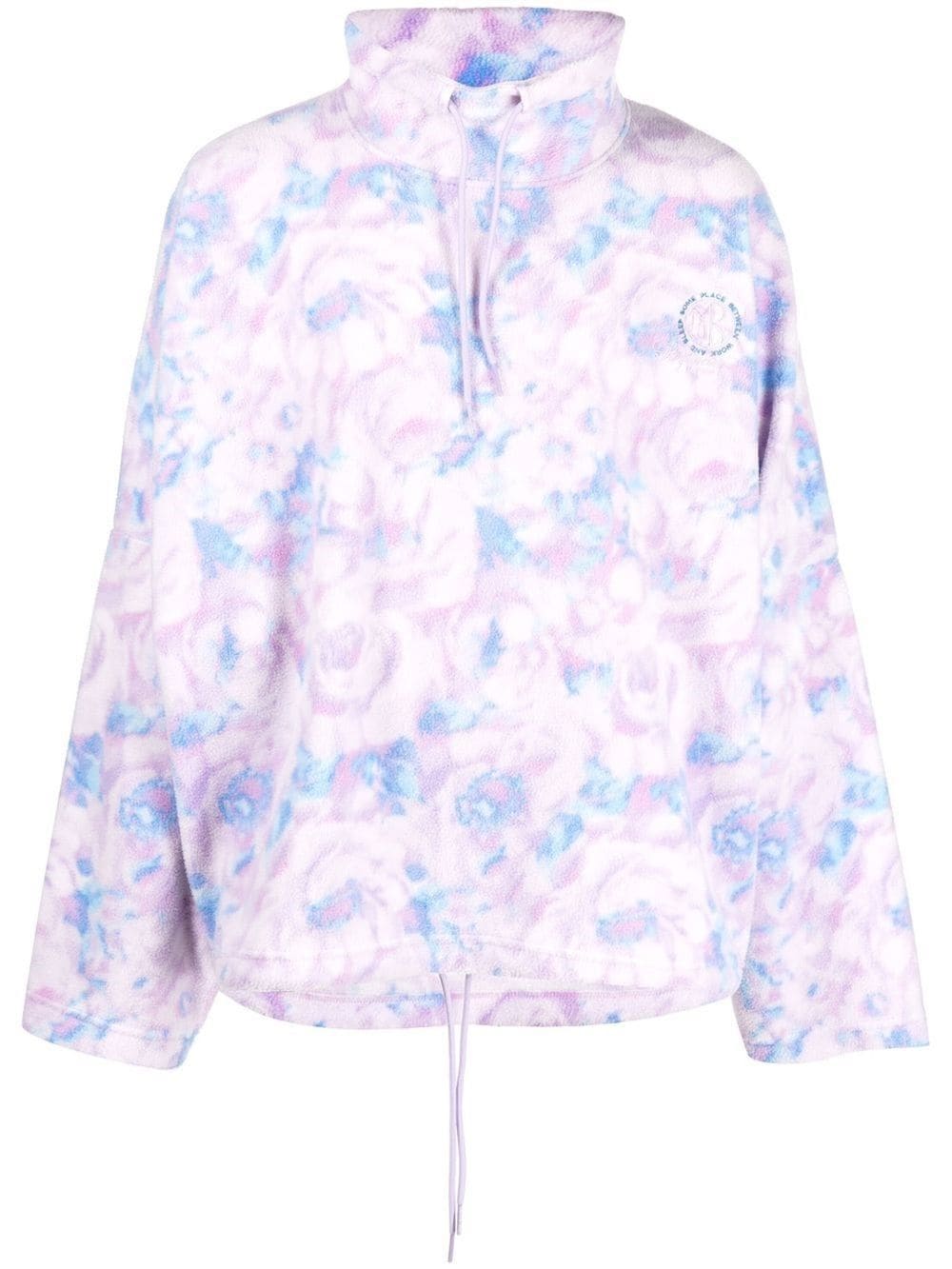 floral-print fleece jumper | Martine Rose | Eraldo.com