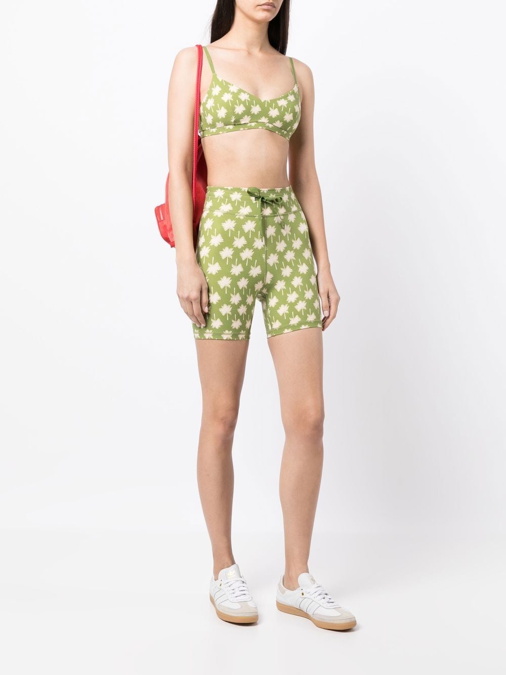 The Upside Fietsshorts met print - Groen