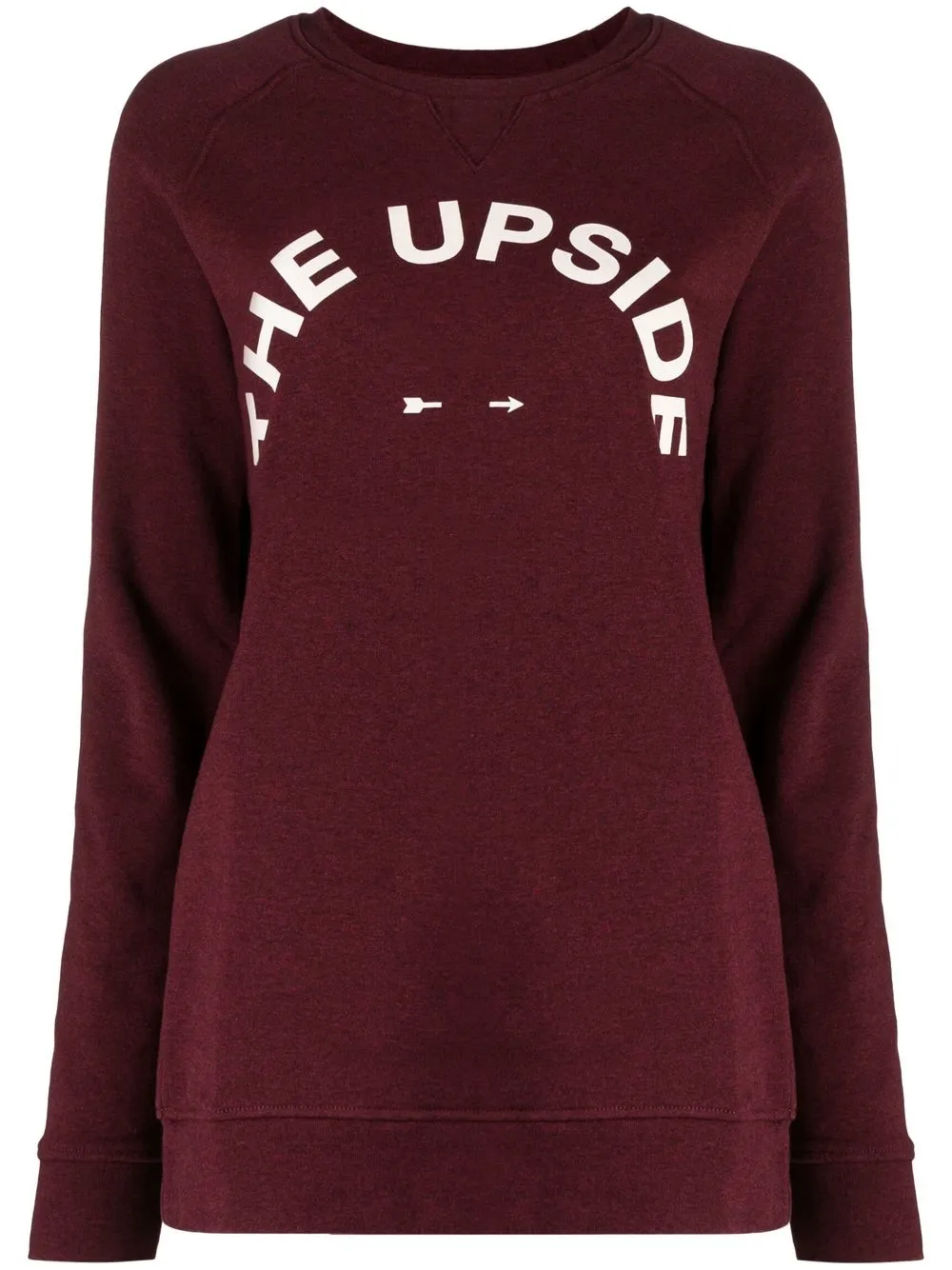 

The Upside logo-print detail sweatshirt - Red