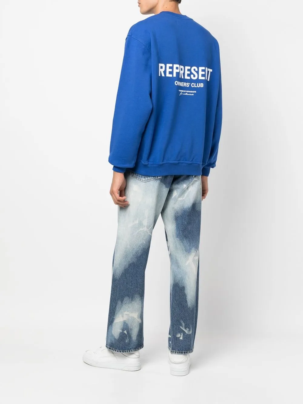 Represent logoprint Oversize Jumper Farfetch