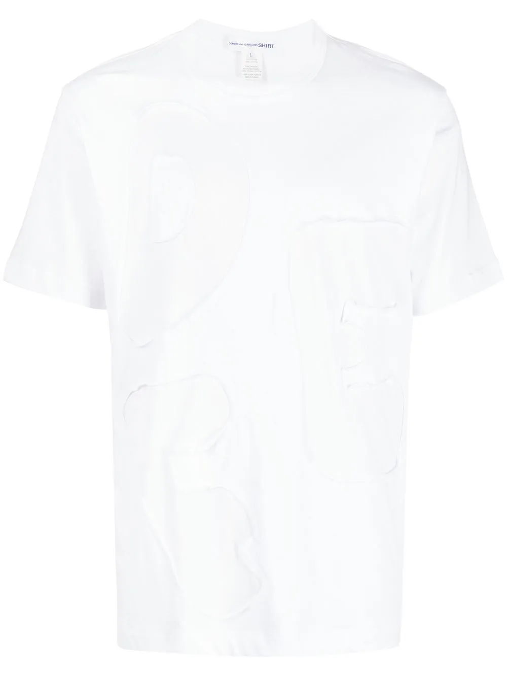 

Comme Des Garçons Shirt logo-patch T-shirt - White