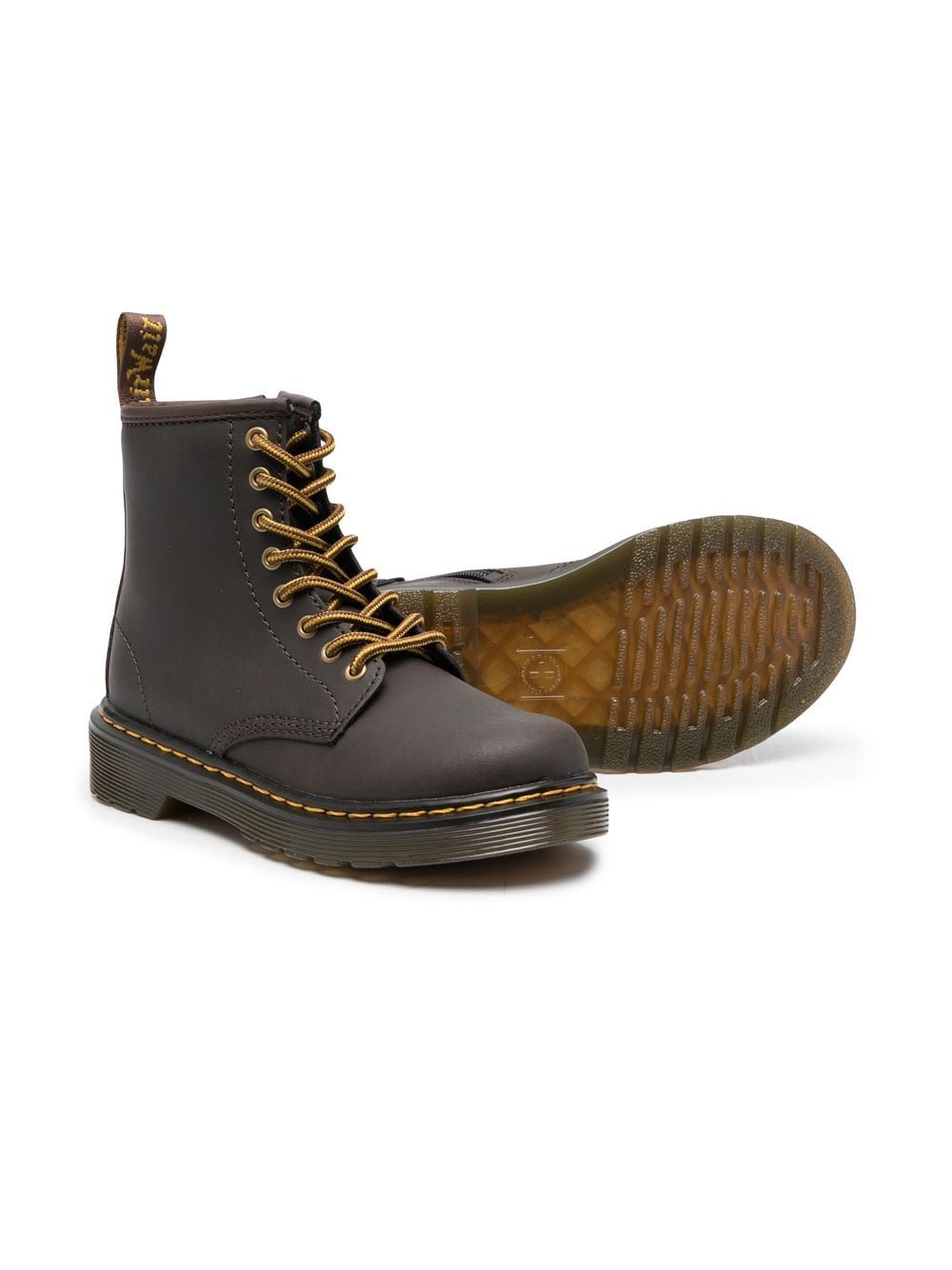 Image 2 of Dr. Martens Kids 1460 leather lace-up boots
