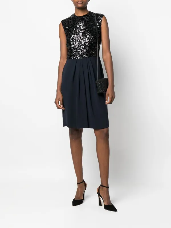 dior navy blue dress Christian Dior Navy Denim Belted Textured Shirt Dress F 38-40/US 6-8